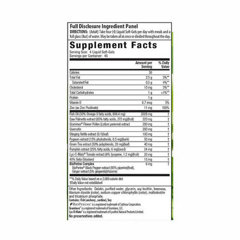 Irwin Naturals, Pro-Active Male Prosta-Strong Healthy Urinary Flow, 180 Softgels
