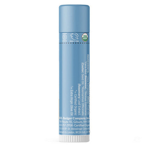 Badger Balm, Unscented Lip Balm Stick, .15 Oz Badger Balm