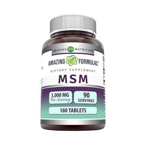 Amazing Nutrition, Amazing Formulas MSM, 1500 mg, 180 Tabs Amazing Nutrition