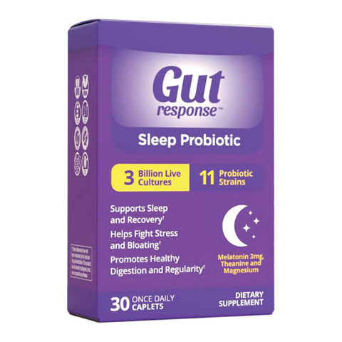 Gut Response, Sleep Probiotic, 30 Caplets Gut Response