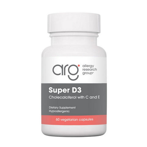 Super Vitamin D3 Cholecalciferol With C and E 60 Veg Caps by Nutricology/ Allergy Research Group
