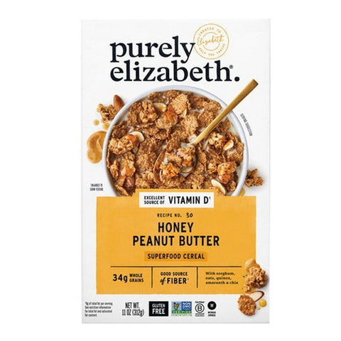 Superfood Cereal Honey Peanut Butter With Vitamin D 11 Oz (Case Of 6) by Purely Elizabeth