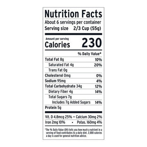Purely Elizabeth, Superfood Cereal Honey Peanut Butter With Vitamin D, 11 Oz (Case Of 6)