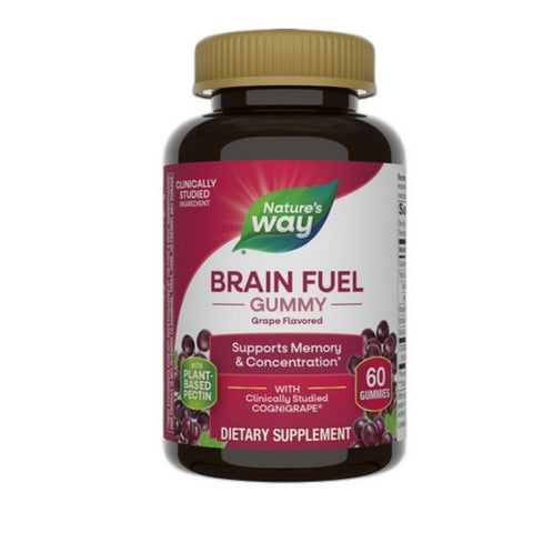 Brain Fuel Gummy 60 Gummies by Nature's Way