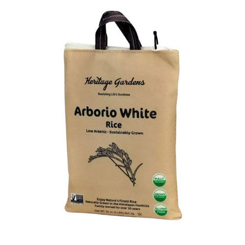 Heritage Gardens, Arborio White Rice, 2 Lbs(Case Of 5) Heritage Gardens
