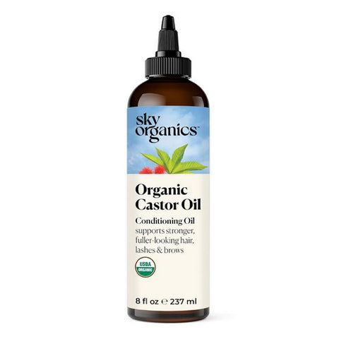 Organics Castor Oil 8 Oz by Sky Organics