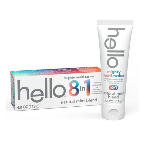 Hello, Hello Mighty Multi Tasker Fluoride Toothpaste, 4 Oz Hello