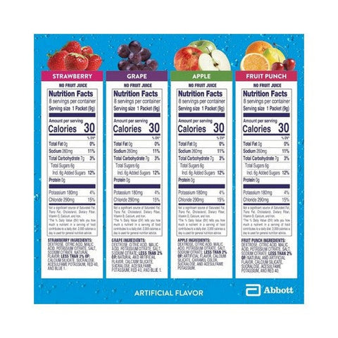 Pedialyte, Electrolyte Powder Packets Variety Pack, 2.4 Oz Pedialyte