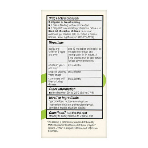 Foster And Thrive, All Day Allergy Cetirizine Hcl, 10 Mg, 300 Tabs