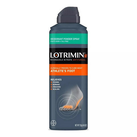 Lotrimin, Af Deodorant Powder Spray, 4.6 Oz Lotrimin
