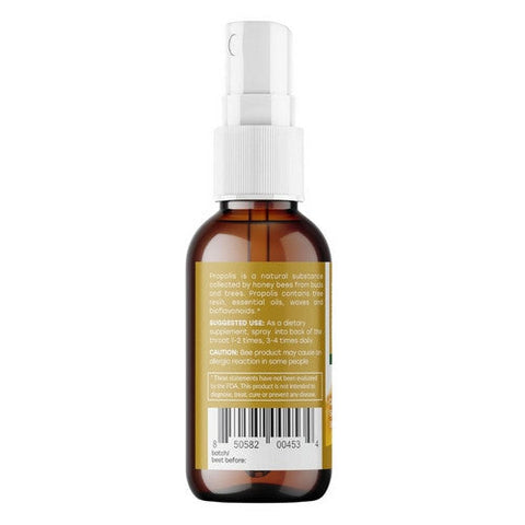 Apihaus, Propolis Throat Spray With Herbal, 1 Oz