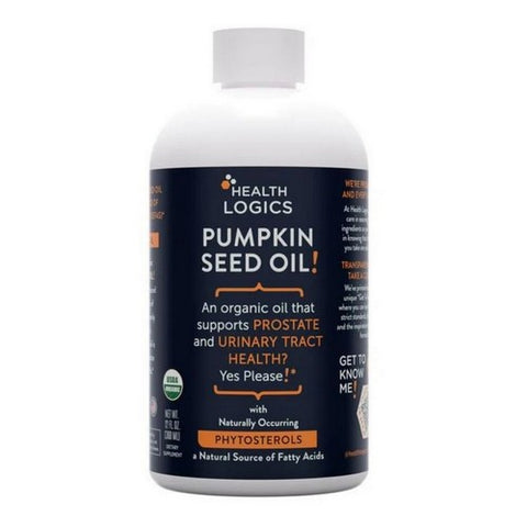 Organic Pumpkin Seed Oil 360 Ml by Health Logics