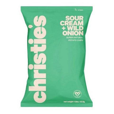 Christie's, Potato Chips Sour Cream And Wild Onion, 1.5 Oz (Case Of 18) Christie's