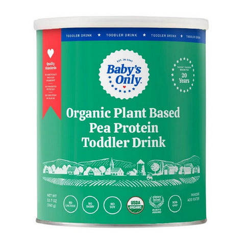 Organic Plant Based Pea Protein Toddler Formula 12 to 36 Months 12.7 Oz (Case Of 6) by Babys Only Organic