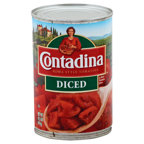 Roma Style Diced Tomatoes 14.5 Oz (Case Of 12) by Contadina