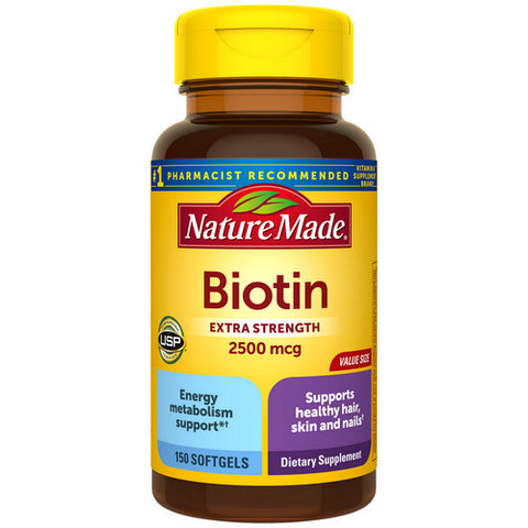 Biotin Softgels 150 Count (Case Of 3) by Nature Made