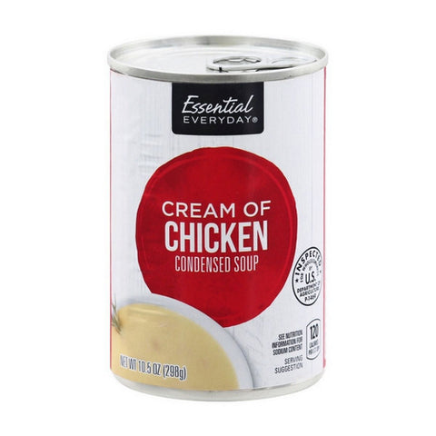 Cream Of Chicken Condensed Soup 10.5 Oz (Case Of 24) by Essential Everyday