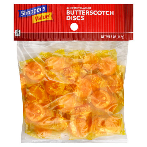 Butterscotch Discs 5 Oz (Case Of 12) by Shoppers Value