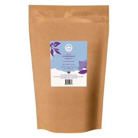 Young Mountain Tea, Organic Peppermint Tea, 100 Count