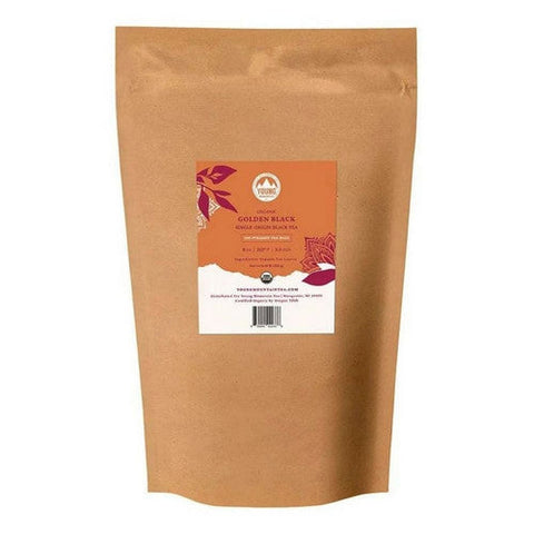 Young Mountain Tea, Organic Golden Black Tea, 100 Bags