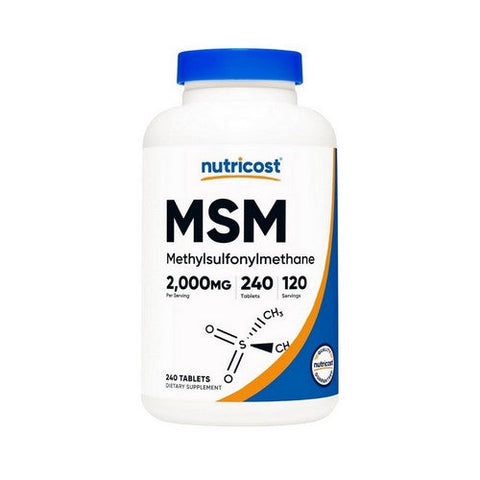 Nutricost, Msm, 2000 Mg, 240 Tabs Nutricost