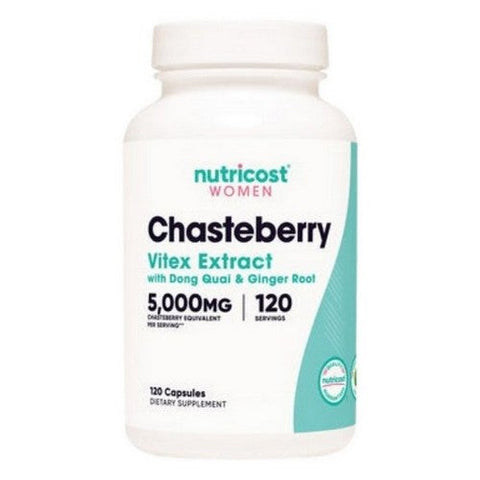 Nutricost, Chasteberry For Women Capsules, 5000 Mg, 120 Count Nutricost