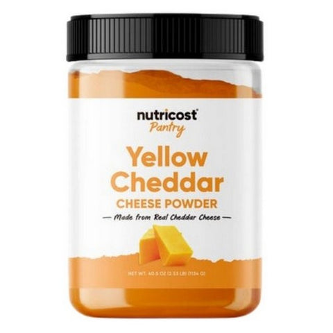 Nutricost, Pantry Yellow Cheddar Cheese Powder, 2.5 Lbs Nutricost