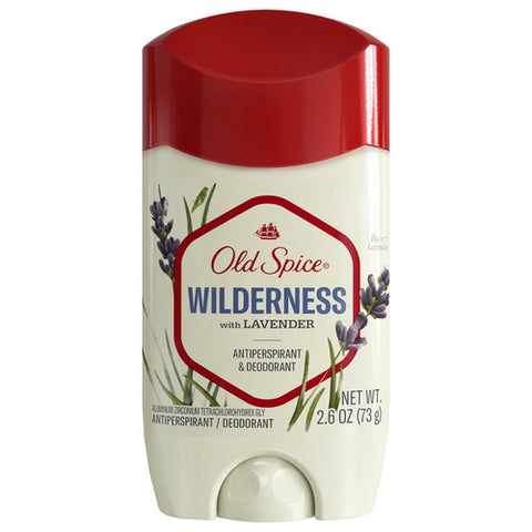 Wilderness For Men Anti Perspirant And Deodorant Lavender 2.6 Oz (Case Of 3) by Old Spice