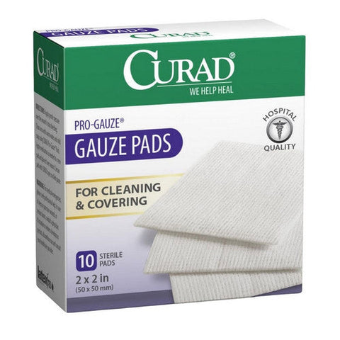 Curad, Gauze Pads Small, 10 Count