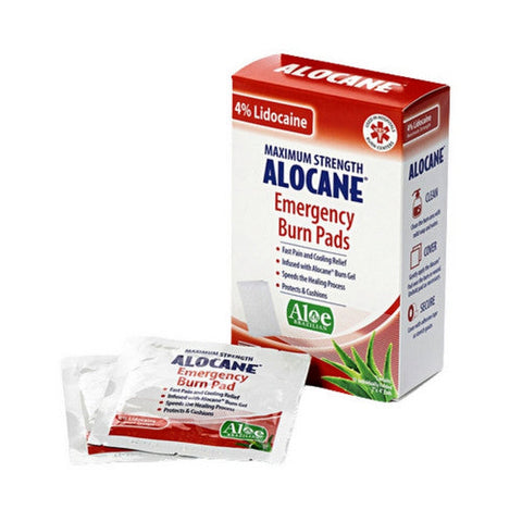 Alocane, Emergency Burn Pads, 10 Count
