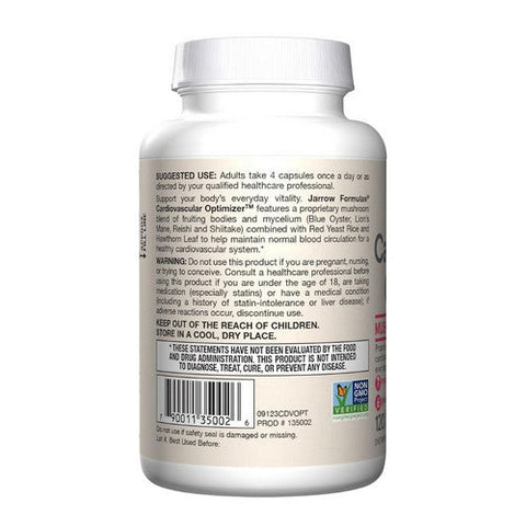 Jarrow Formulas, Cardiovascular Optimizer, 120 VegCaps Jarrow Formulas
