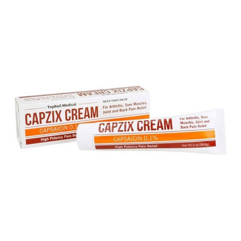 Capzix, Capsaicin 1% High Potency Pain Relief, 2 Oz
