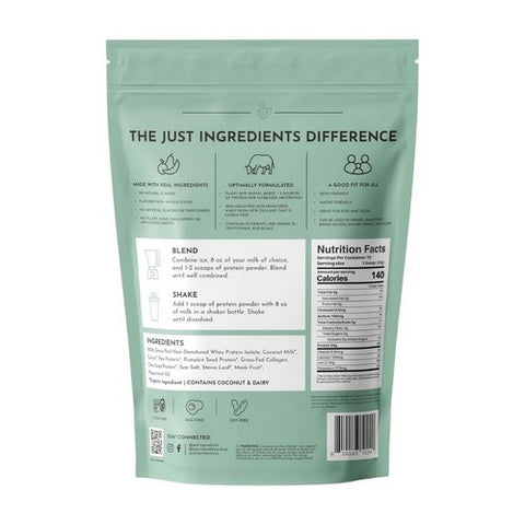 Just Ingredients, Whey Protein Mint Chocolate, 17.42 Oz Just Ingredients
