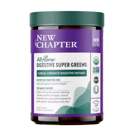 New Chapter, All Flora Digestive Super Greens, 210 Grams New Chapter
