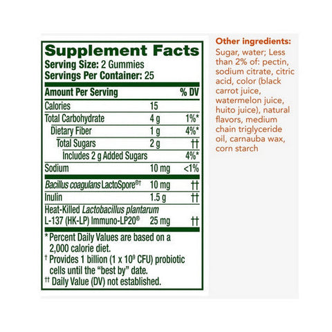 Align Probiotic, 3-In-1 Biotic Gummies, 50 Count