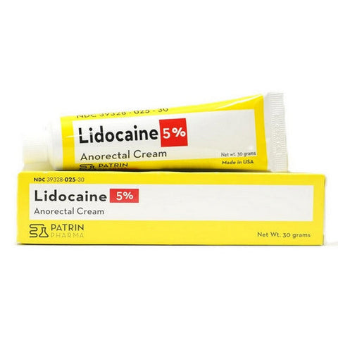 Patrin, Lidocaine 5% Anorectal Cream, 30 Grams Patrin