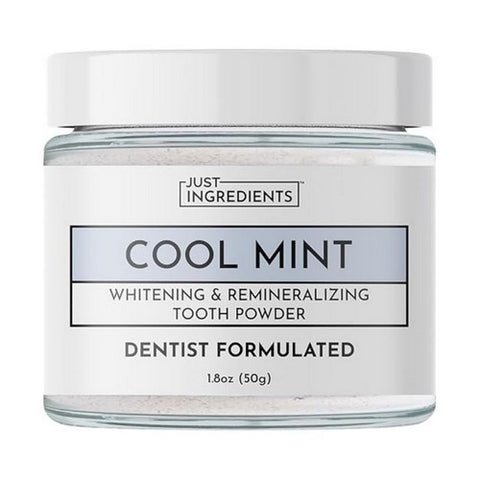 Cool Mint Whitening And Remineralizing Tooth Powder 2 Oz by Just Ingredients