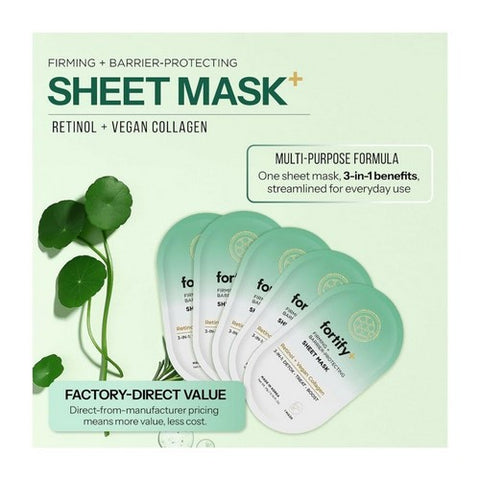 Firming Plus Barrier Protecting Sheet Mask 5 Count by Fortify