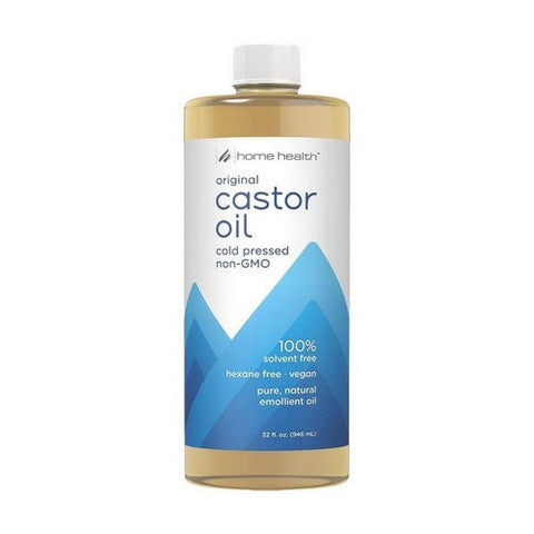 Home Health, Castor Oil Cold Pressed, 32 Fl Oz