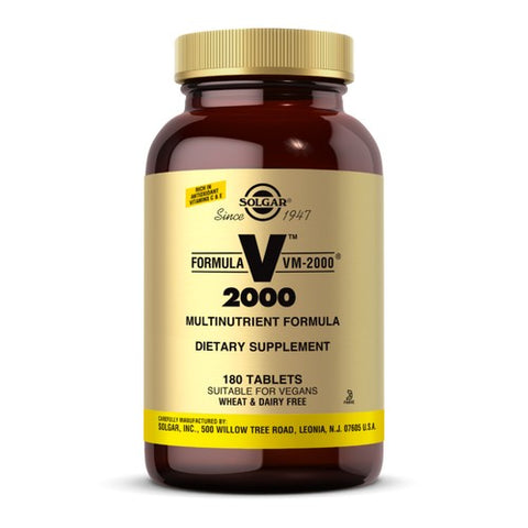Solgar, Formula VM-2000 Tablets (Multinutrient System), 180 Tabs Solgar