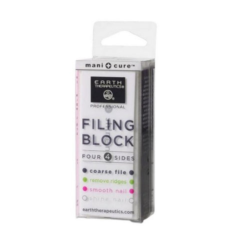 Earth Therapeutics, Four Surface Filing Block, 1 EACH