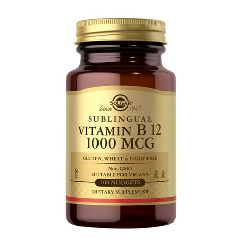 Solgar, Vitamin B12, 1000mcg, 100 Nuggets