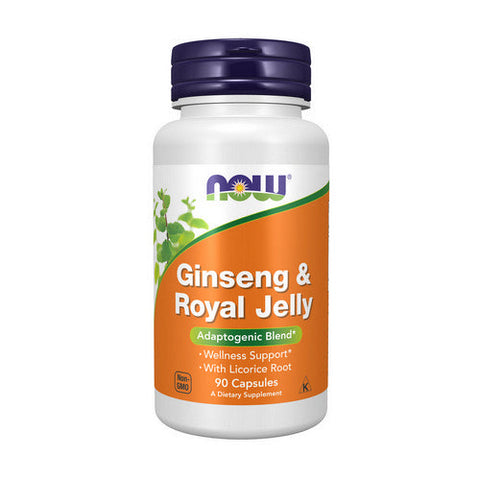 Now Foods, Ginseng & Royal Jelly, 300/300 mg, 90 Caps