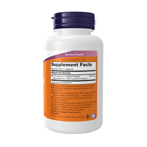 Now Foods, Propolis, 1500 mg, 100 Caps