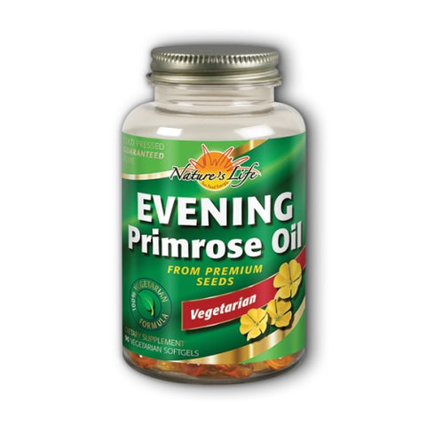 Evening Primrose Oil 100% Vegetarian 90 Softgels by Nature's Life