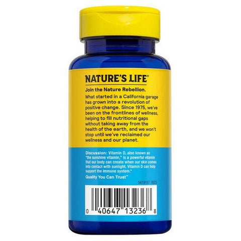 Nature's Life, Vitamin D-2, 2000 IU, 90 Veg Caps Nature's Life