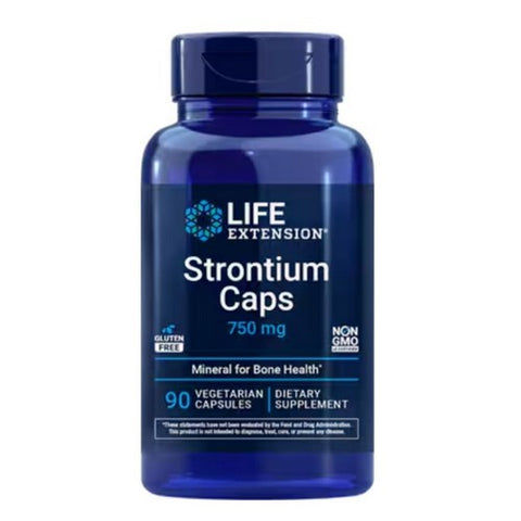 Life Extension, Strontium Caps, 750 Mg, 90 Veg Caps Life Extension